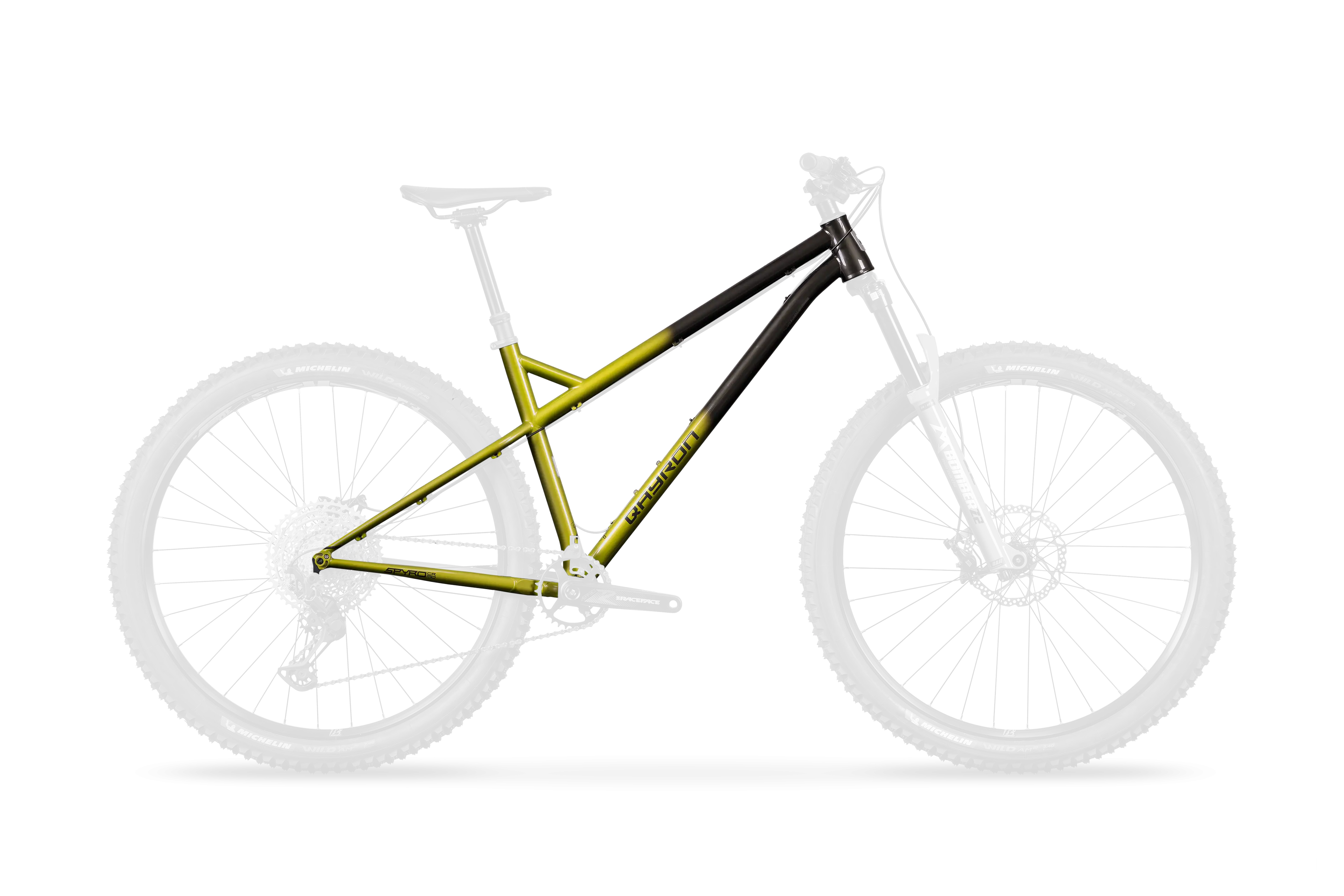 Rám Qayron Spyro CrMo Black Limetal