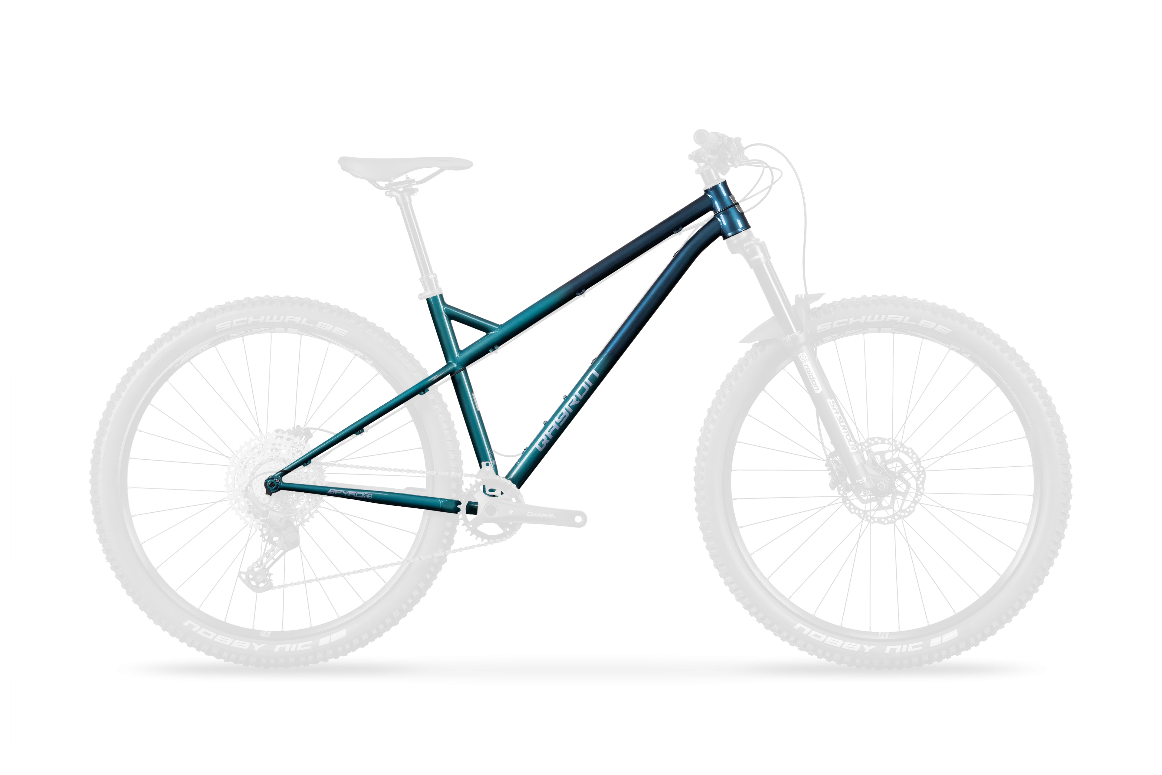 Rám Qayron Spyro CrMo Petrol Teal
