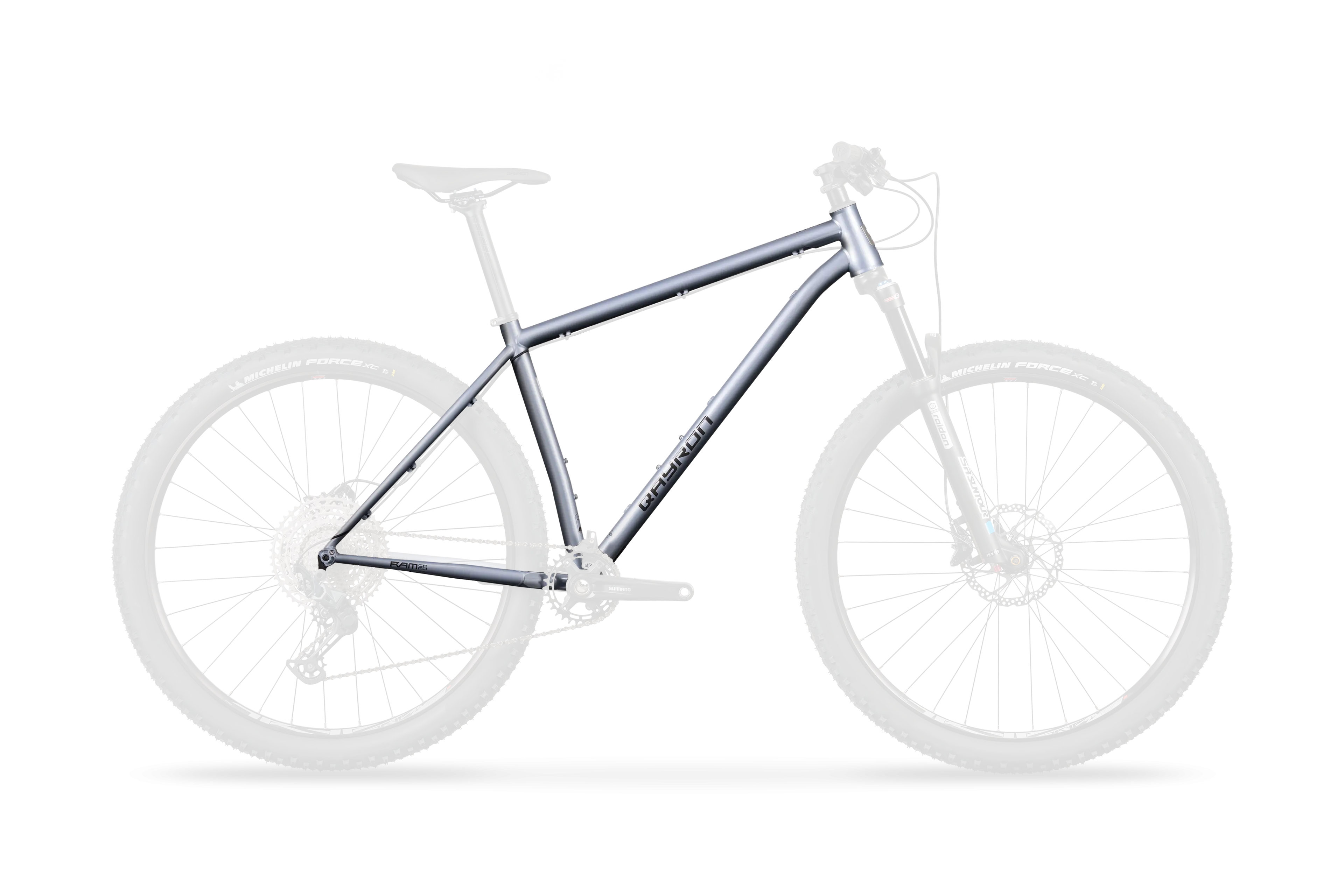Rám Qayron Ram CrMo Silver metal
